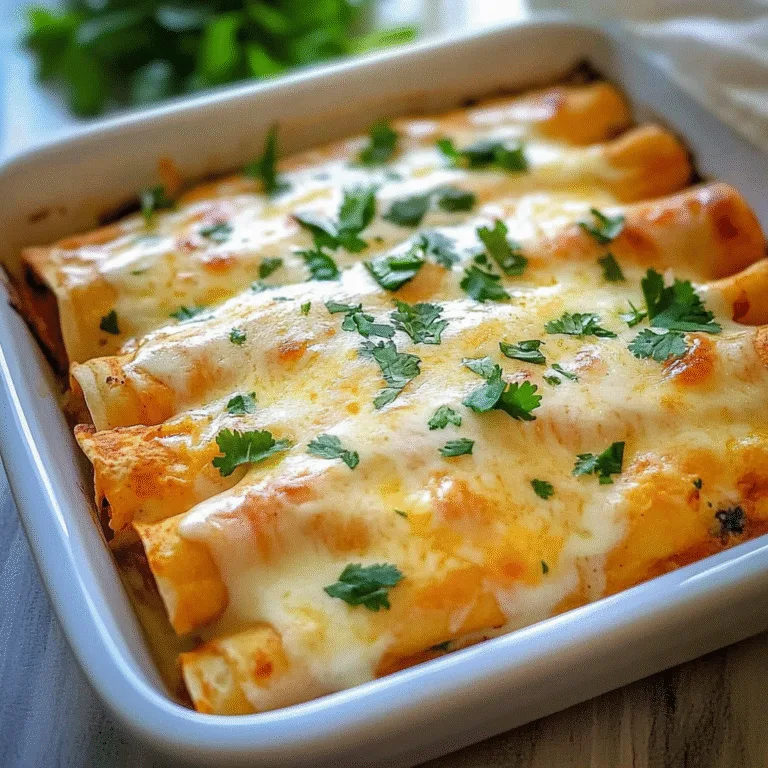 Irresistible Chicken Enchiladas with Sour Cream White Sauce