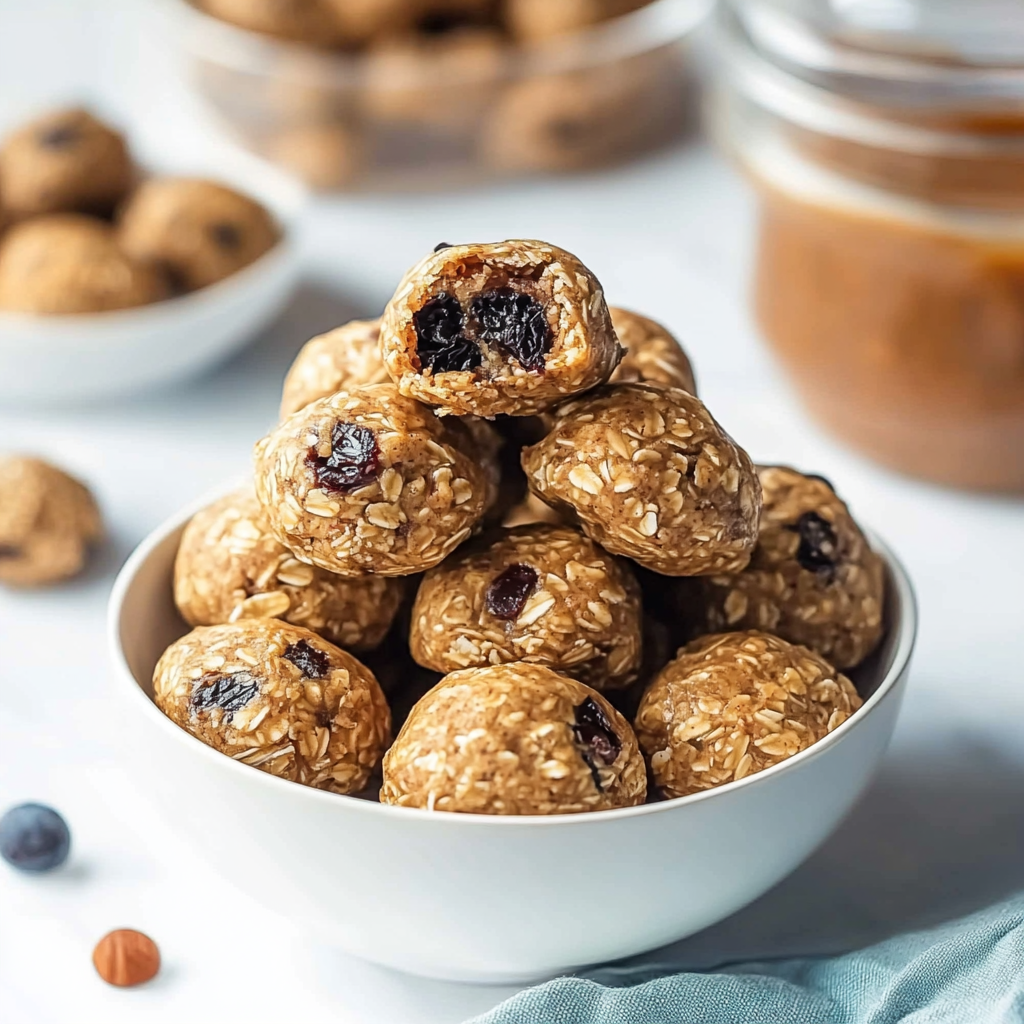 Recipe preparation for No-Bake Granola Bar Bites