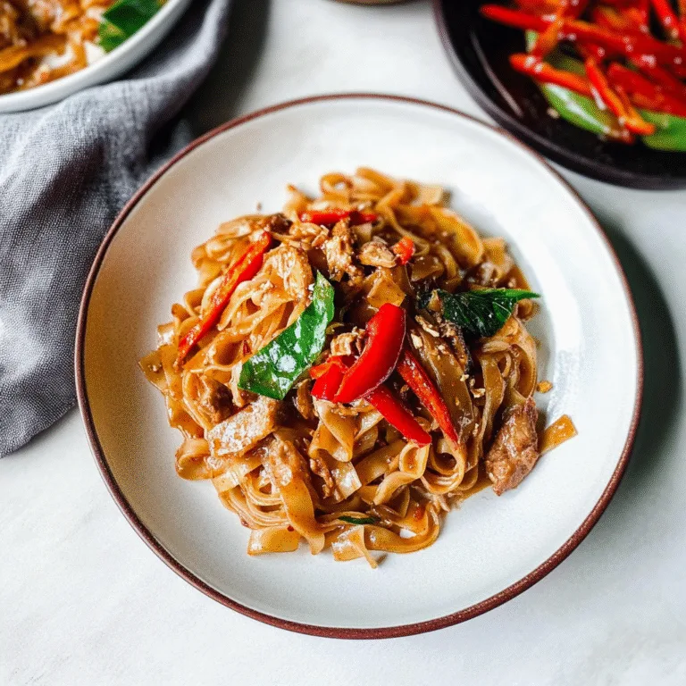 Irresistible Thai Drunken Noodles Recipe to Savor Today
