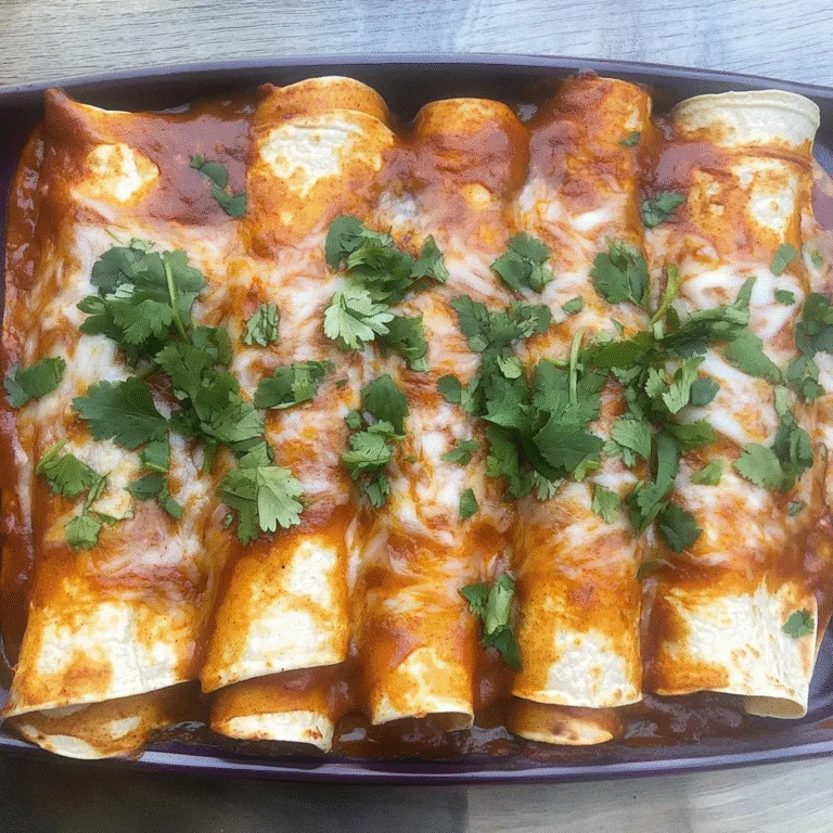 Irresistible Protein Cottage Cheese Chicken Enchiladas Recipe