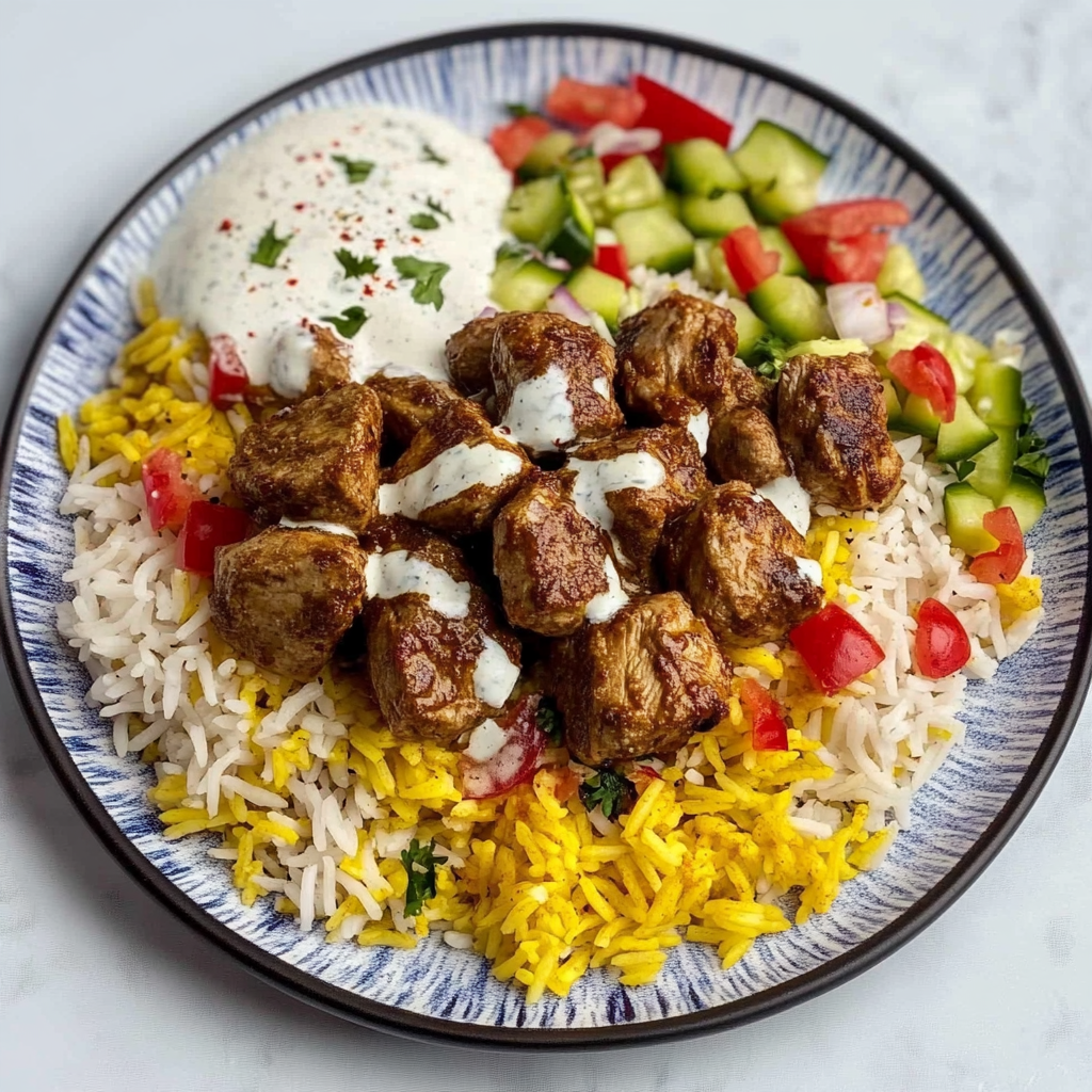 Recipe preparation for Chicken Shawarma Rice