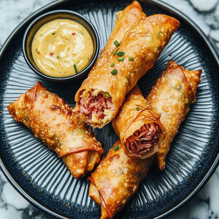 Crispy Corned Beef And Cabbage Egg Rolls Recipe Delight