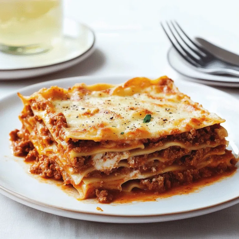 Irresistible Lasagna Bolognese: A Cozy Family Favorite