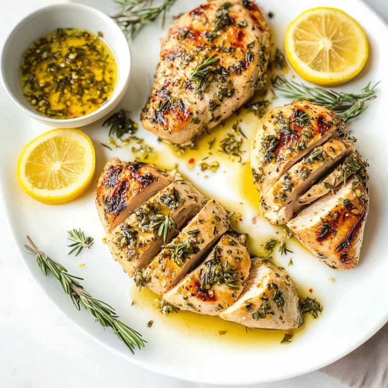 Irresistible Lemon Rosemary Grilled Chicken Recipe