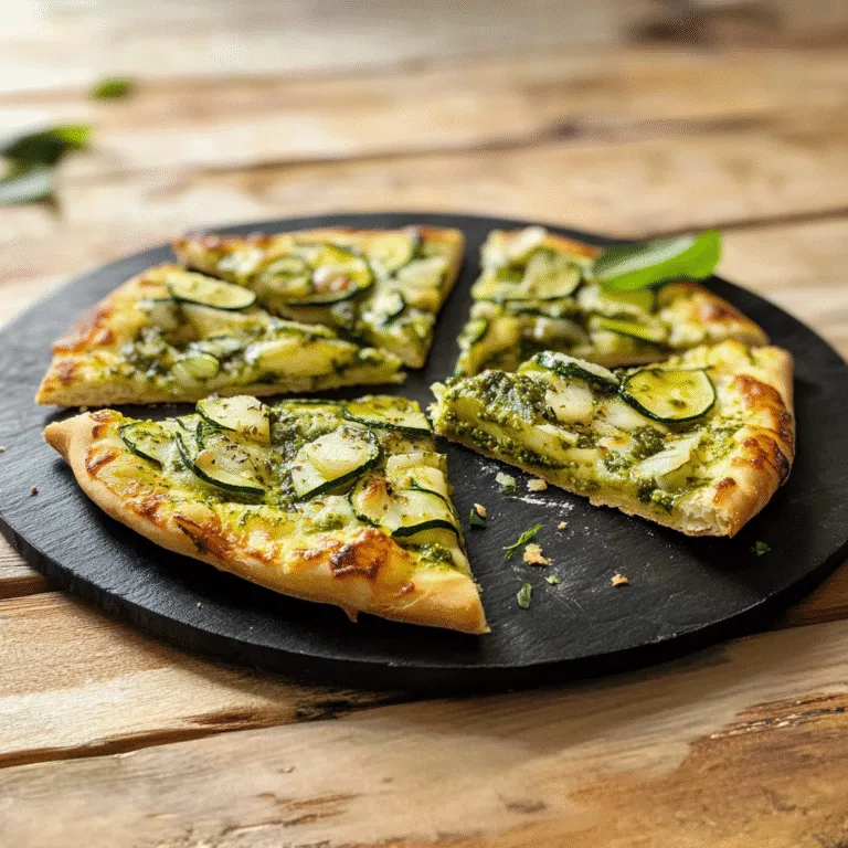 Vibrant Spring Veggie Flatbread with Pesto Recipe