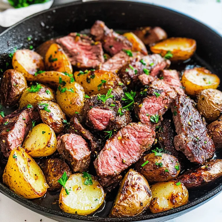 Mouthwatering Garlic Butter Steak and Potatoes Recipe