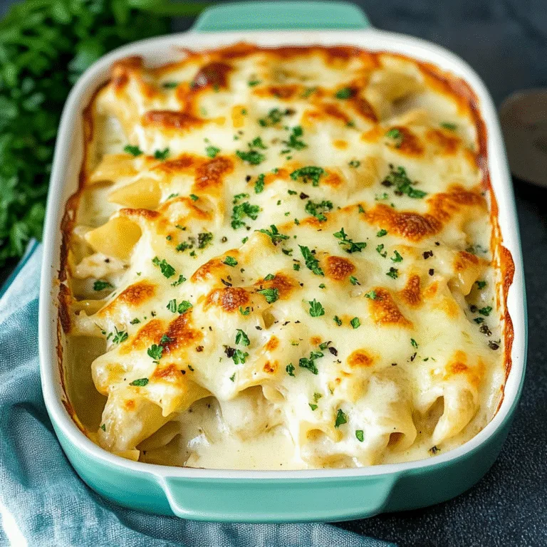 Irresistible Chicken Bacon Alfredo Bake Recipe to Savor