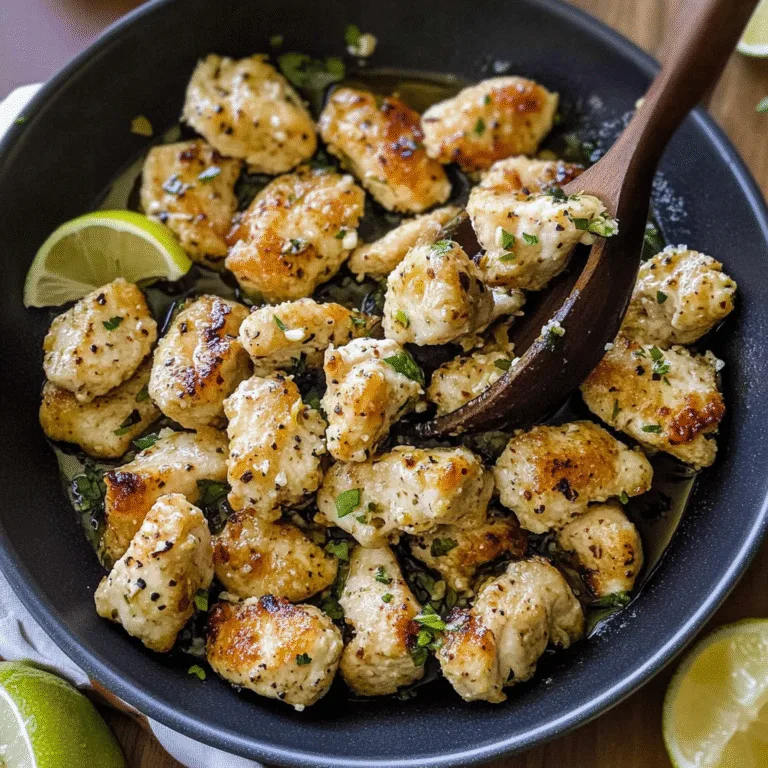 Irresistible Lemon Garlic Butter Chicken Bites Recipe