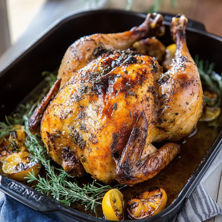 Irresistible Garlic Butter Roast Chicken Recipe to Savor