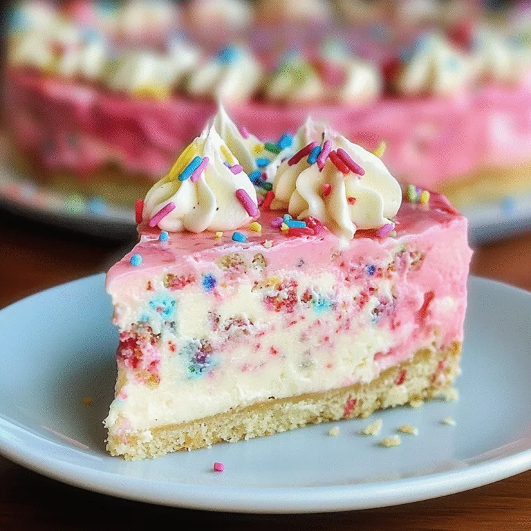 Irresistible Easter Sprinkle Cheesecake Recipe Delight