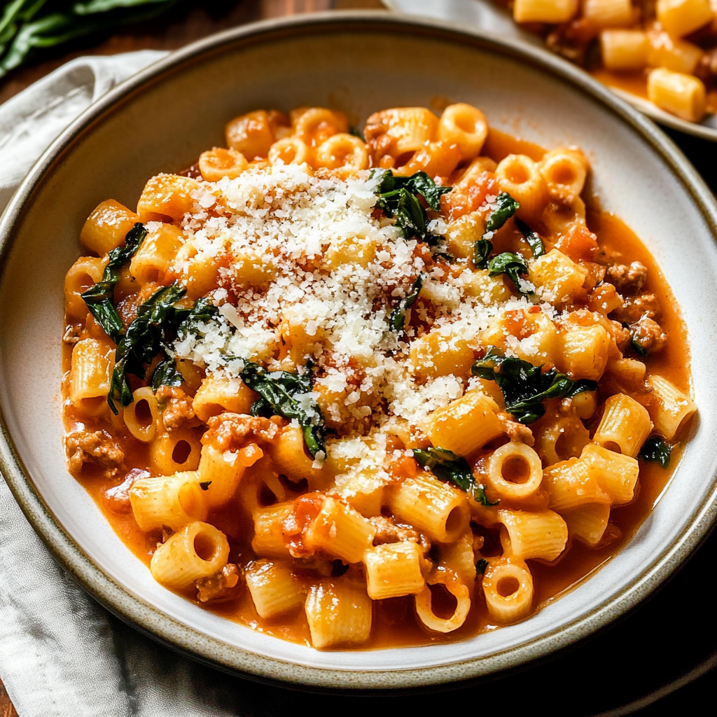 Recipe preparation for Pasta e Ceci