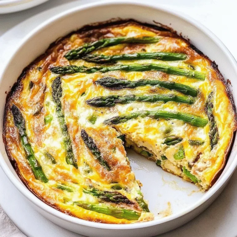Irresistible Asparagus Frittata: Gourmet Breakfast Delight