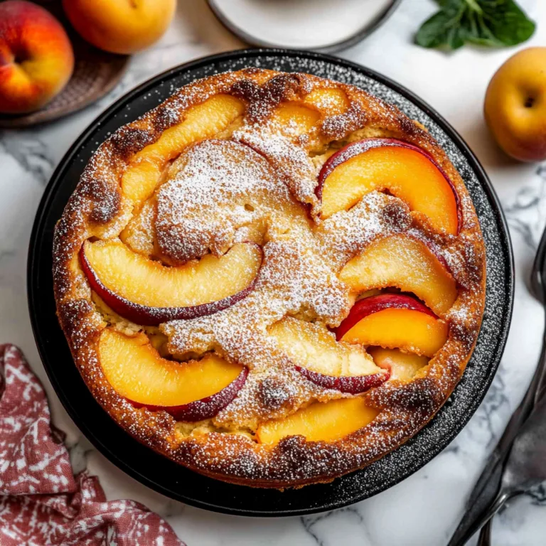 Irresistible Peach Cake Recipe for Summer Bliss