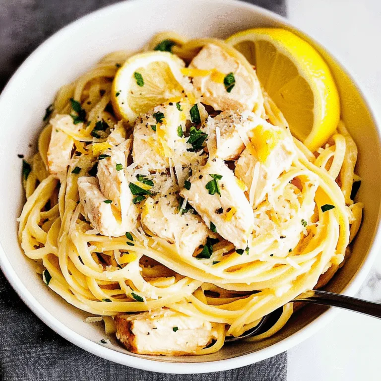 Delightful Lemon Garlic Chicken Spaghetti Recipe