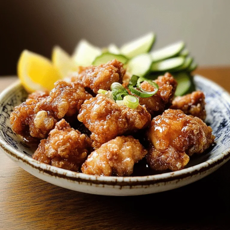 Irresistible Karaage Chicken Recipe for Flavor Lovers