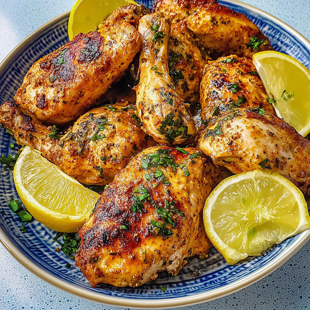 Recipe preparation for Yogurt Marinated Chicken