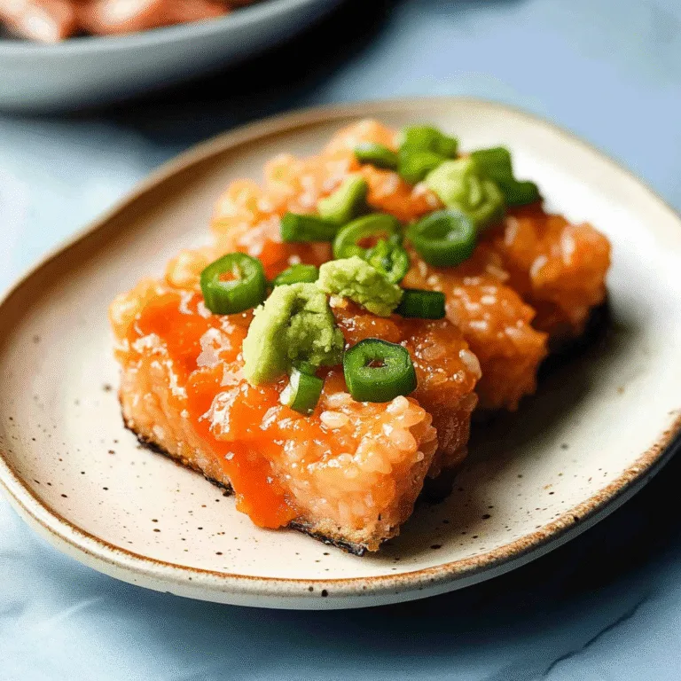 Crispy Salmon Rice: A Flavor Explosion You’ll Love