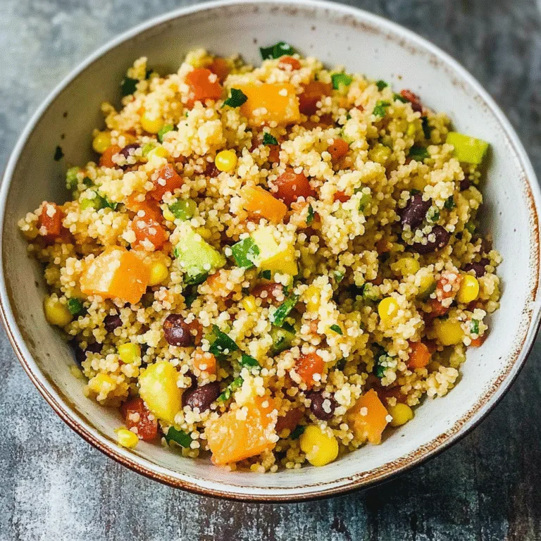 Zesty Southwest Couscous Salad: A Flavorful Fiesta Bowl