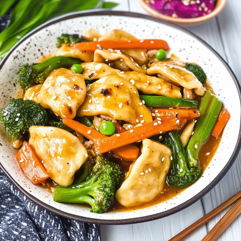 Delicious Potsticker Stir Fry: A Flavorful 30-Minute Meal