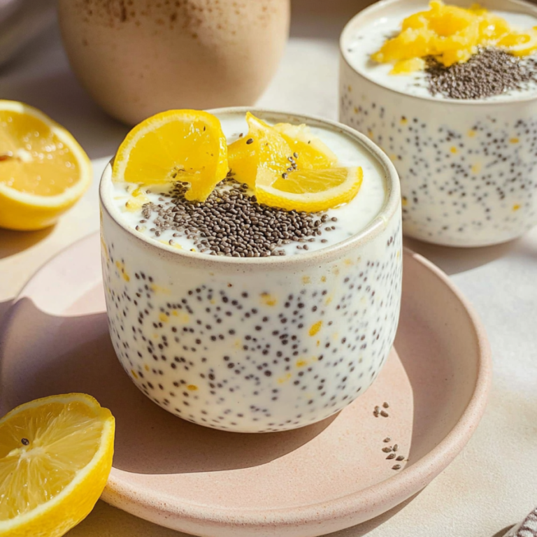 Refreshing Lemon Chia Seed Pudding Recipe for Delightful Treats