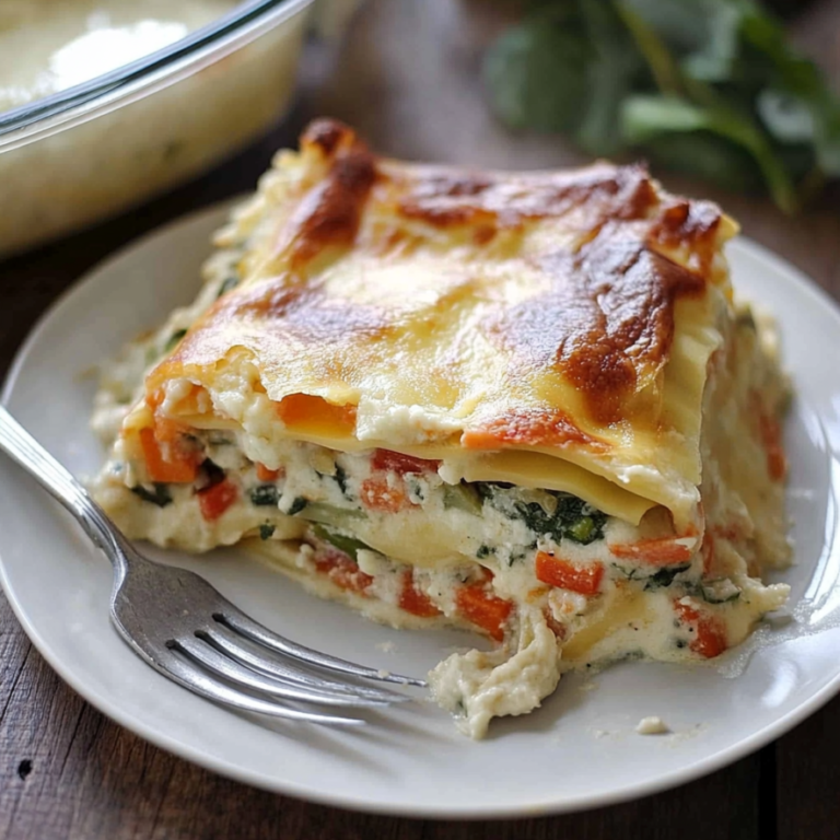 Irresistible Spring Veggie Alfredo Lasagna Recipe