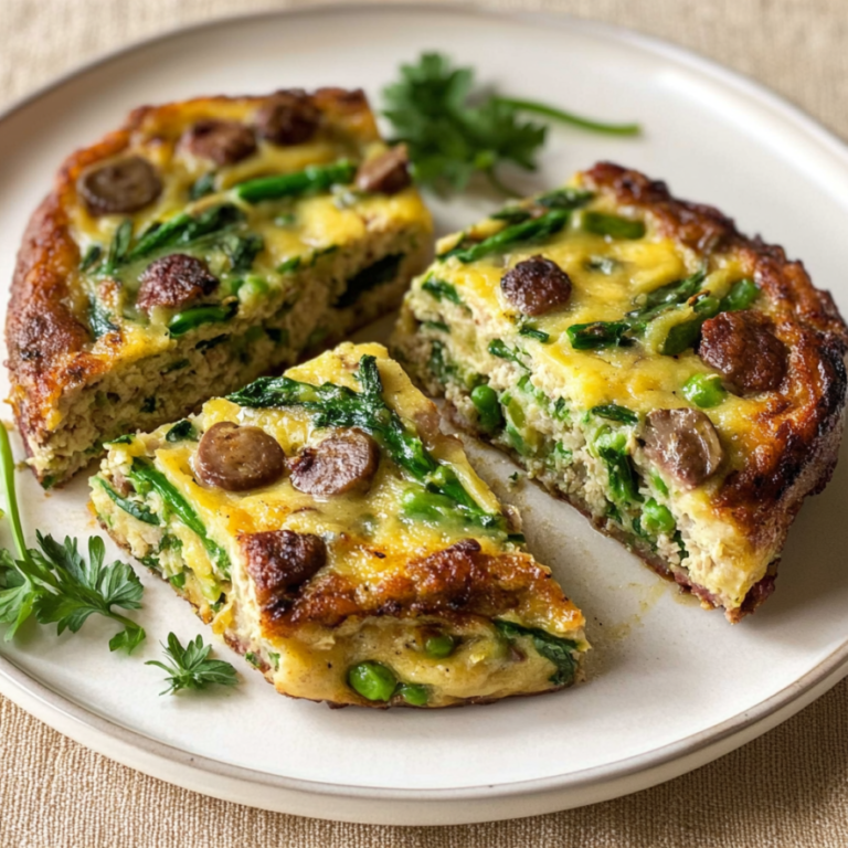 Irresistible Asparagus and Mushroom Frittata Recipe