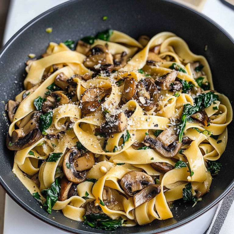 Irresistible Portobello Mushroom Pappardelle Recipe Delight