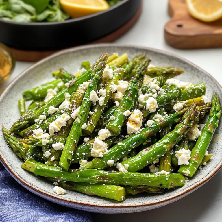 Asparagus And Feta Salad Quick Refreshing Dish