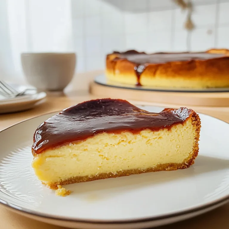 Basque Cheesecake 20 Min Easy Indulgence