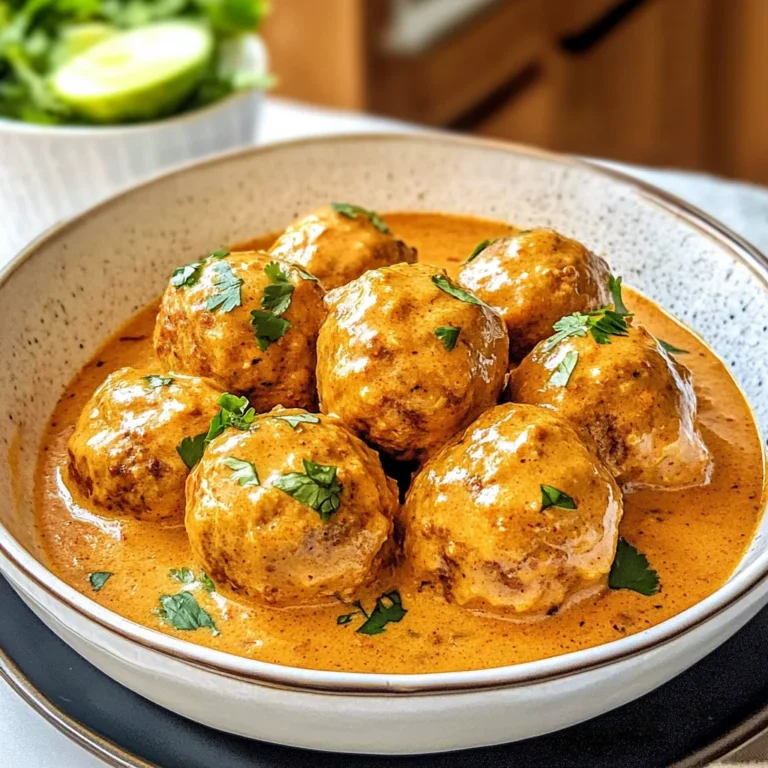 Butter Chicken Meatballs for Quick Dinner Bliss