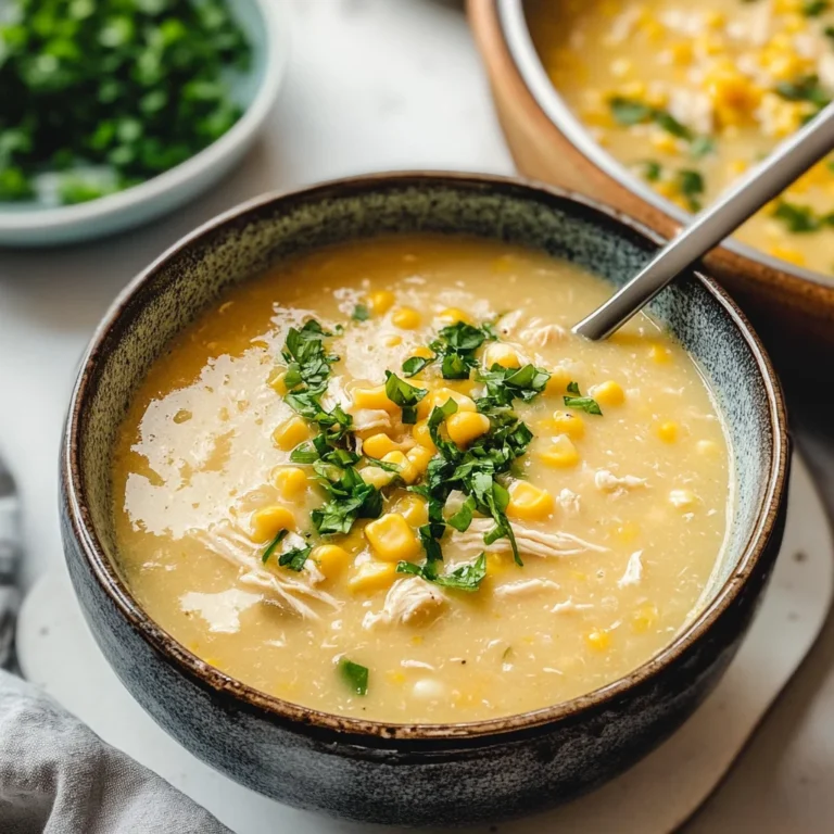 Chicken And Sweetcorn Soup for Quick Comfort