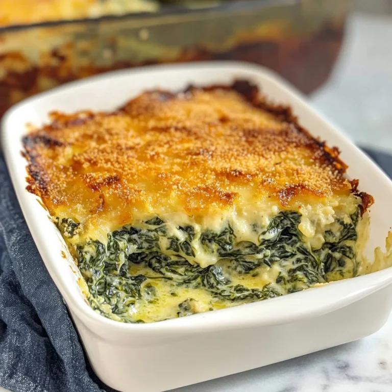 Creamed Spinach Gratin 15 Min Delightful Side