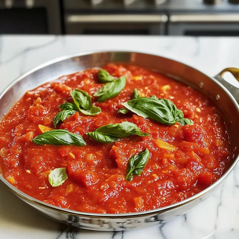 Homemade Marinara Sauce for Quick Weeknight Meals