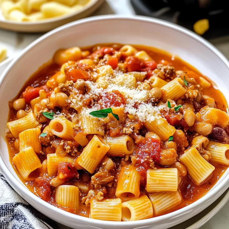 Pasta Fagioli Quick Comfort in 15 Minutes