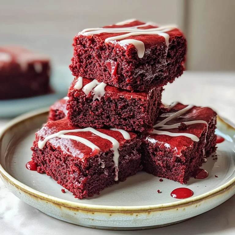 Red Velvet Brownies for Quick Indulgence in 20 Min
