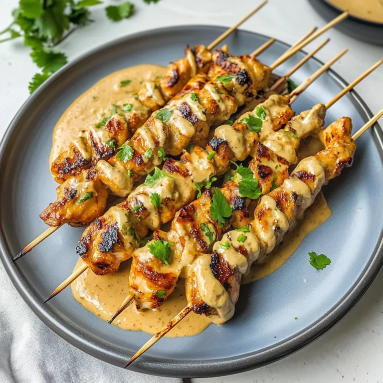 Satay Chicken Skewers for Quick 20-Minute Delight