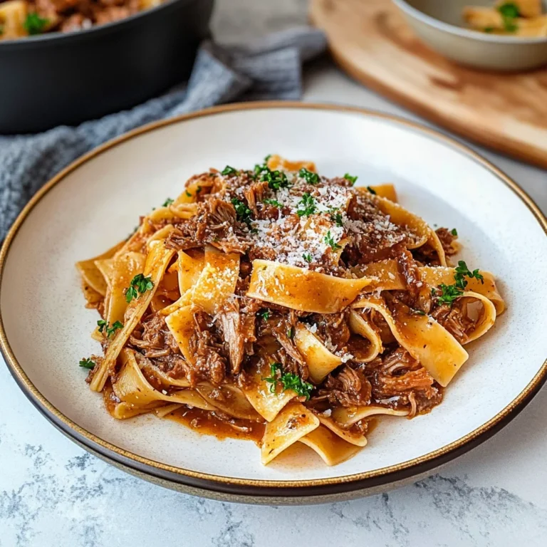 Shredded Beef Ragu With Pappardelle in 20 Minutes