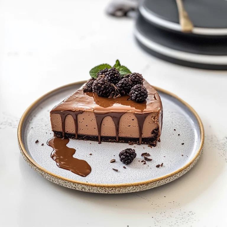 Simple No Bake Chocolate Cheesecake 20 Min Delight
