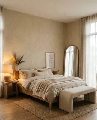 Cozy bedroom decor