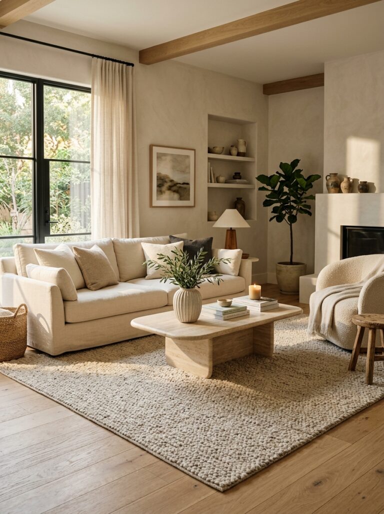 15 Neutral Living Room Rugs That Make Any Space Look Instantly Expensive