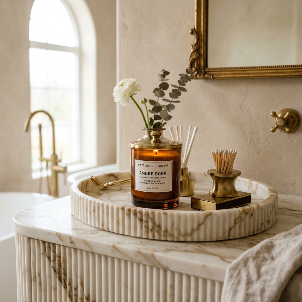 Calacatta Marble Vanity Tray